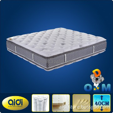 Natural latex mattress with pocket spring inside